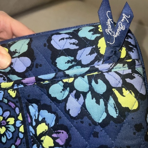 Vera Bradley Blue Bag Case Hard Shell Reader iPad Workstation Floral No strap - Picture 9 of 9